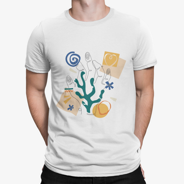 Camiseta Mano Abstract